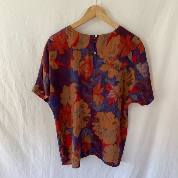 Vintage Caviar Floral Blouse - Picture 5 of 6